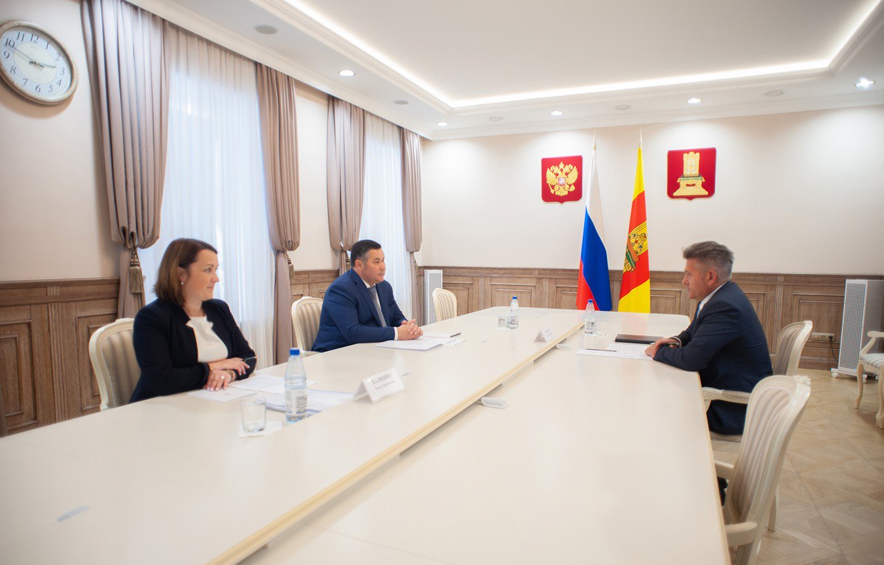 Губернатор Игорь Руденя провёл встречу с главой Удомельского